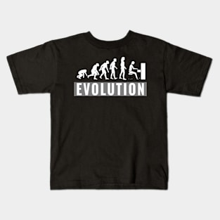 Evolution of a pianist Kids T-Shirt